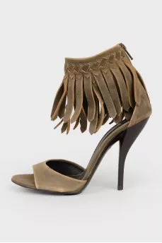 Birka leather leather sandals