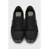 Men's Leather Sneakers with spikes
