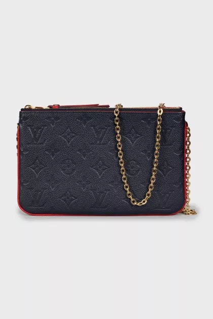 Double Zip clutch