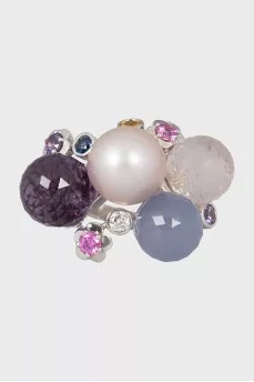 Pendant and ring set Mademoiselle