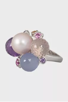 Pendant and ring set Mademoiselle