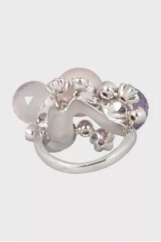 Pendant and ring set Mademoiselle