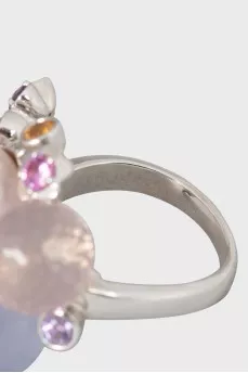 Pendant and ring set Mademoiselle
