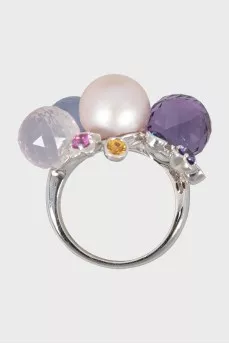 Pendant and ring set Mademoiselle