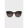 Brown animal print sunglasses