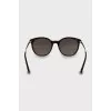 Brown animal print sunglasses