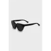 Black tinted sunglasses