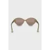 Sunglasses with pink lenses