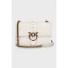 Leather bag on chain