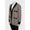 Black and white button down cardigan