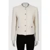 Jacket with gold buttons