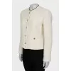 Jacket with gold buttons