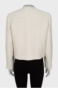 Jacket with gold buttons