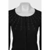 Silk and wool cardigan