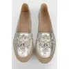 Silver Espadrille with Birka