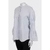 Pinstripe blouse