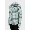 Checked button-down shirt