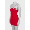 Fitted dress with thin straps