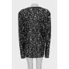 Slim fit dress with sequins