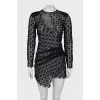 Asymmetrical lace dress