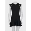 Dress with accent buttons