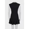 Dress with accent buttons