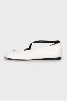 Tabi leather shoes