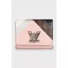 Pink leather wallet