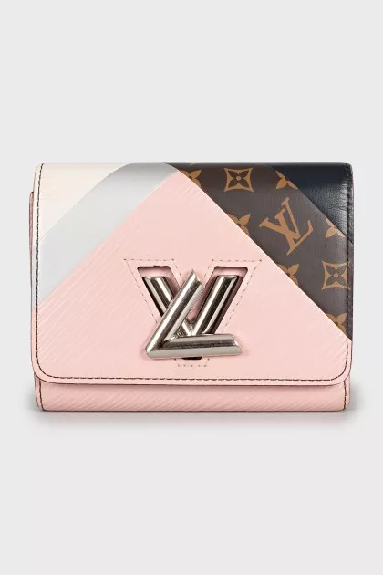 Pink leather wallet