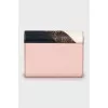 Pink leather wallet