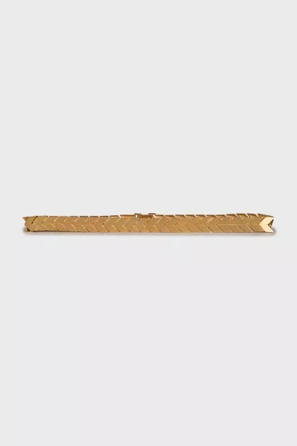 Gold metal choker