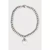 Silver bracelet with pendant