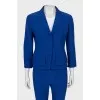 Blue suit with trousers and jacket
