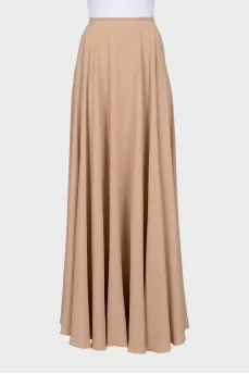 Wide maxi skirt