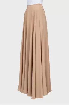 Wide maxi skirt