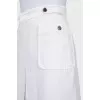 White skirt with gold fittings