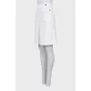 White skirt with gold fittings
