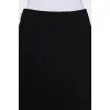Black striped print skirt