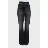 Straight fit jeans in black