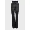 Straight fit jeans in black