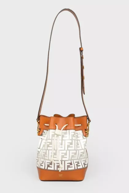 Logical bag in the print of the logo