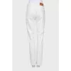 Straight cut mid rise jeans