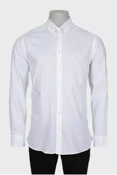 Men's white shirt with embroidery