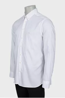 Men's white shirt with embroidery