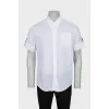 Men's linen short sleeve shirt