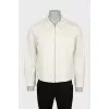 Men's slim fit jacket with tag
