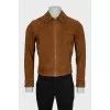 Men's brown suede jacket