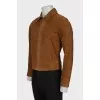 Men's brown suede jacket