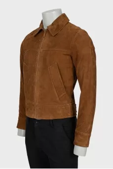 Men's brown suede jacket
