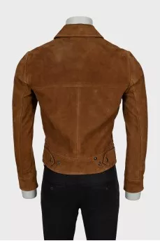Men's brown suede jacket
